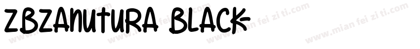 ZBZanutura Black字体转换